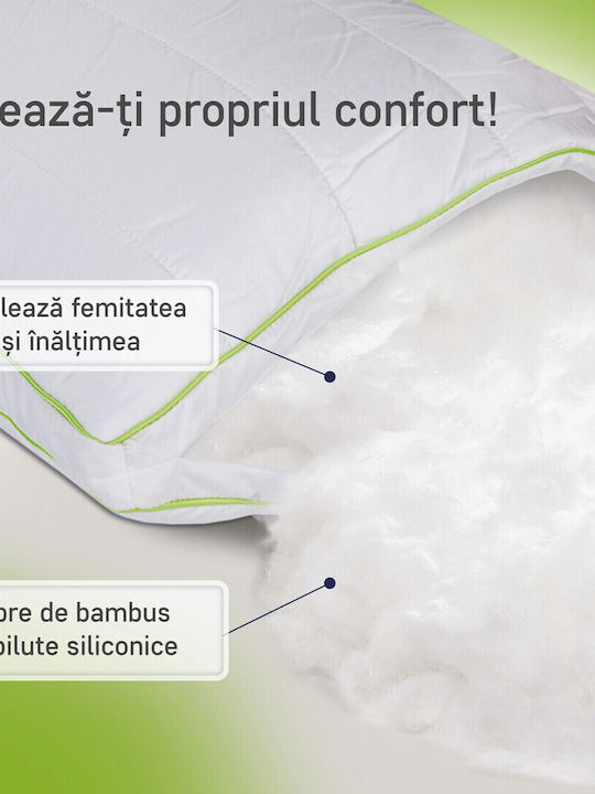 Green Future Bamboo Sleep Pillow Silicone 37x37cm