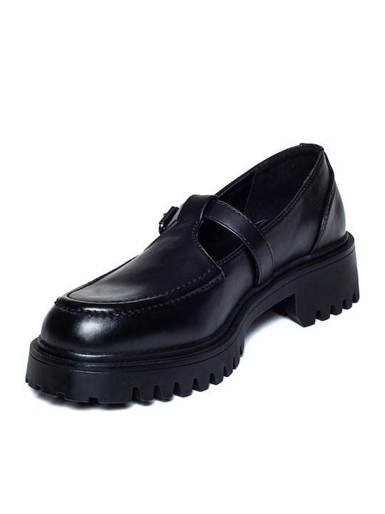 Damen Mokassins in Schwarz Farbe