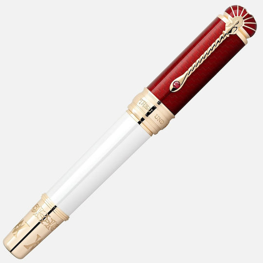 MontBlanc Writing Pen Gold with Blue Ink