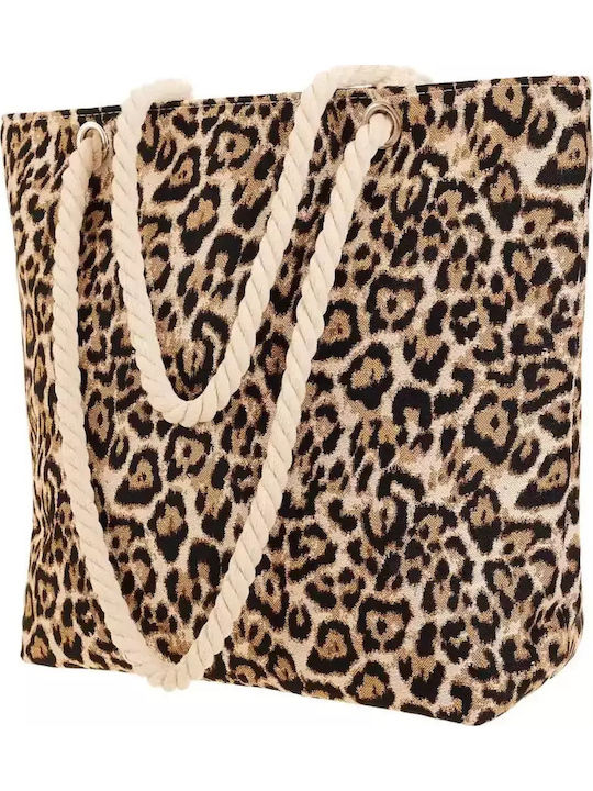 Signare Geantă De Plajă Din Material Textil Leopard