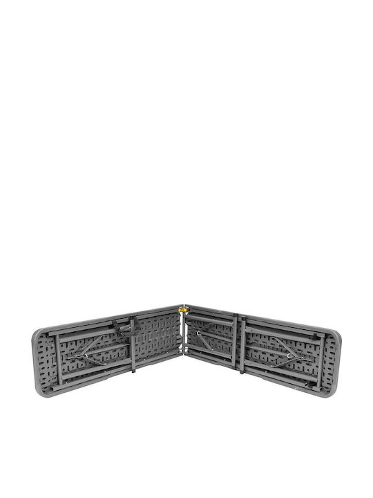 Bench Outdoor Metal Gray 183x28x43cm