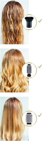 Rowenta Brush Activ Керамична Електрическа Четка за Коса с Air за Изправяне на Косата и за Къдрави Коси 1000 Watt
