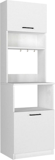 Tuco 1 Floor Cabinet White 53.8x40x180cm