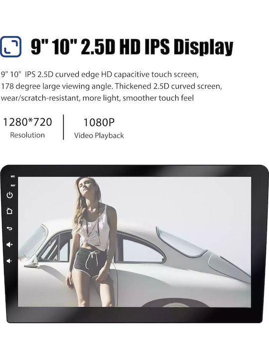 Car Audio System for Toyota Auris 2007-2012 (Bluetooth/USB/WiFi/GPS/Apple-Carplay/Android-Auto) with Touch Screen 9"