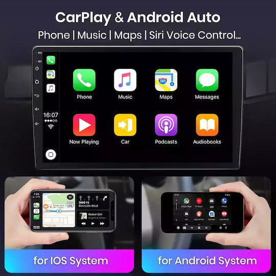 Ηχοσύστημα Αυτοκινήτου για Toyota Avensis 2009-2016 (Bluetooth/USB/WiFi/GPS/Apple-Carplay/Android-Auto) με Οθόνη Αφής 9"