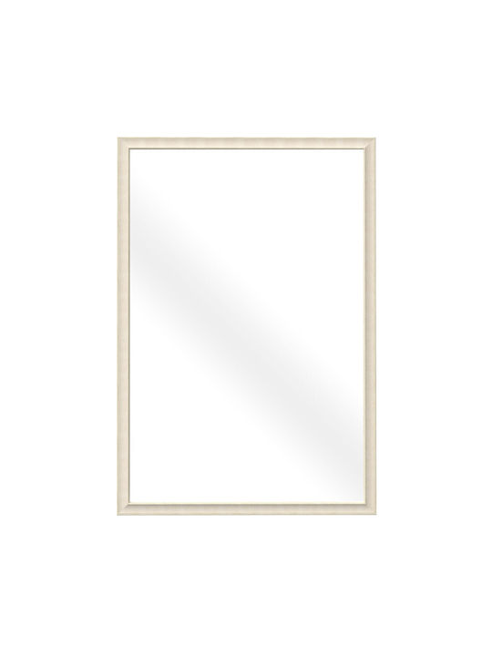 Liberta Organic Wandspiegel mit Beige Kunststoff Rahmen 95.4x65.4cm 4Stück