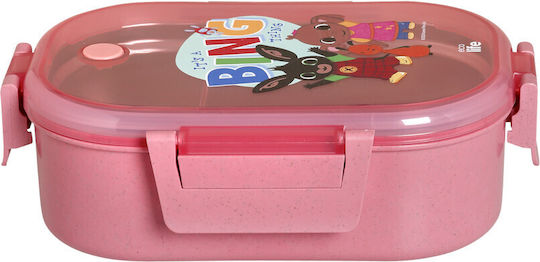 Ecolife Plastic Kids' Food Container 0.9lt Pink x x 7cm