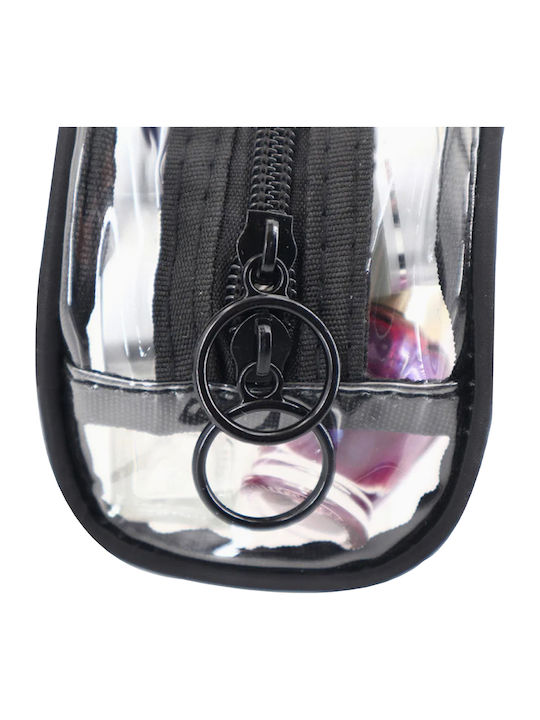 Toiletry Bag Amber Transparent Fuchsia Am2031 21 x 8 x 9 cm