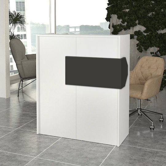 Megapap Aloha Professional Office Reception Desk L95.5xW40xH110.3cm