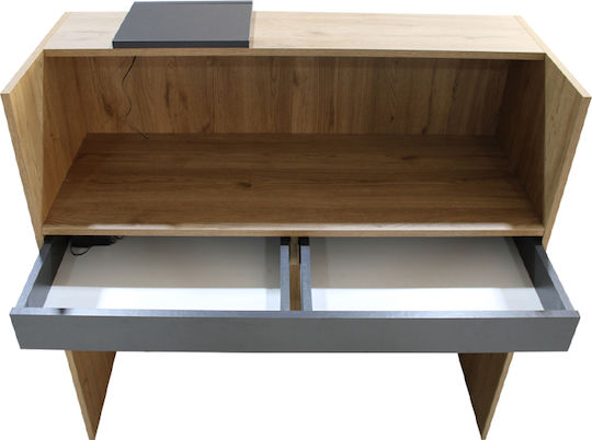 Megapap Navita Professional Reception Desk L113.6xW42xH111.8cm