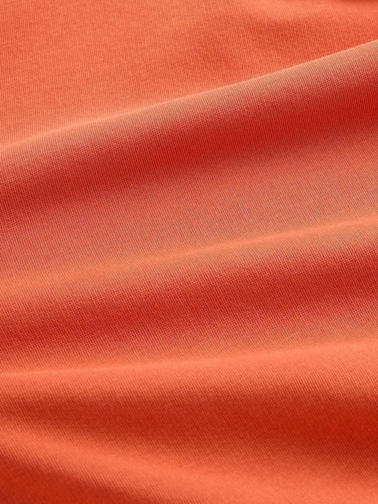 Kids Sweatshirt with Hood and Pockets Orange Vintage Soft