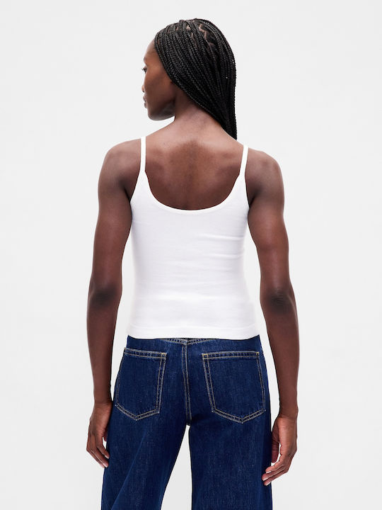 Γυναικείο Αθλητικό Crop Top Αμάνικο Fast Drying Ivory Beige Frost