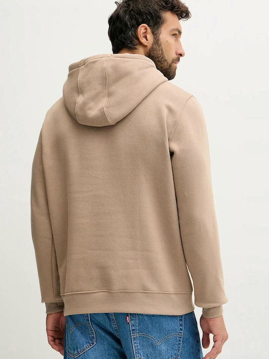 Flag Sweatshirt mit Kapuze Brown
