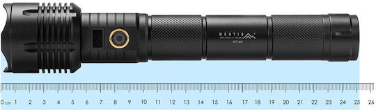 Montis Taschenlampe LED Schwarz