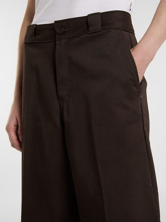 Дамско Текстил Панталон Dark Brown