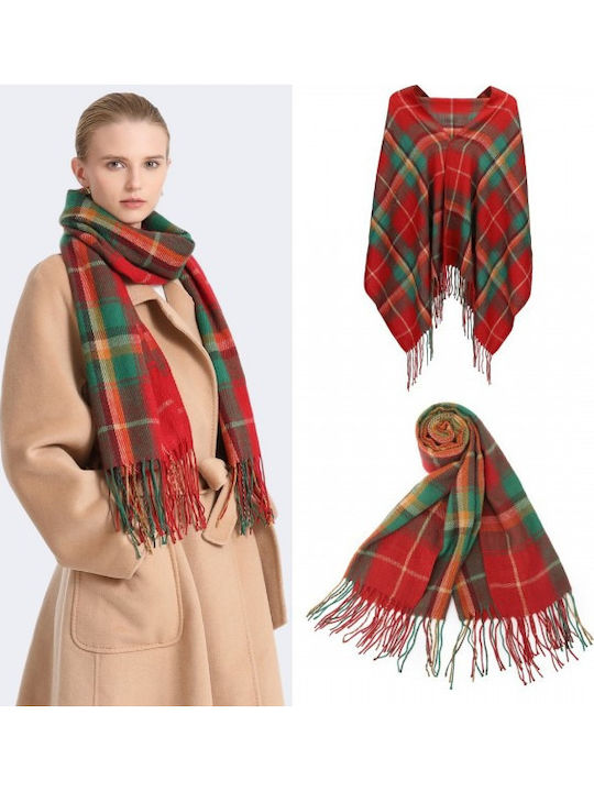 Women's Wool Scarf Red