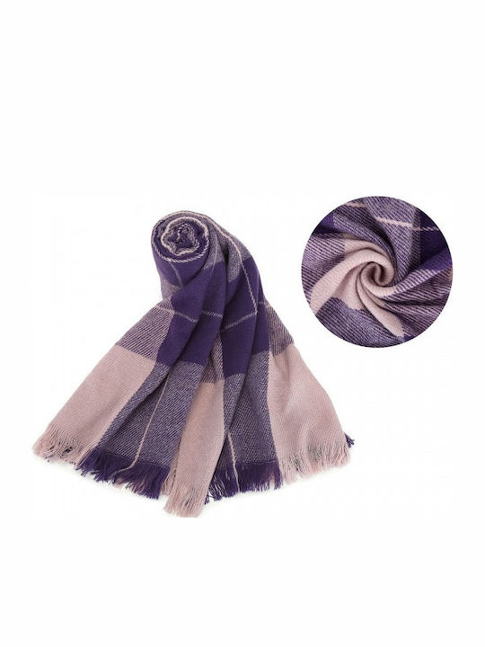 Women's Wool Scarf Purple