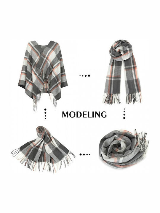 Women's Wool Scarf Gray
