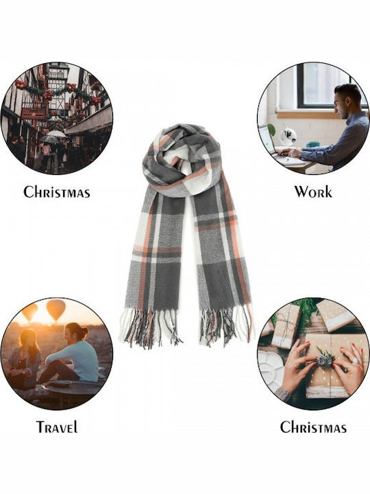 Women's Wool Scarf Gray