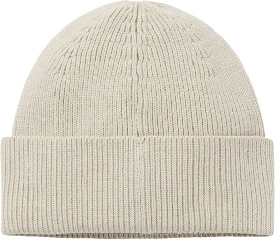 Beanie Beanie Knitted in Ecru color