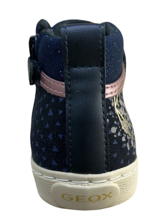 J Kalispera Kids Sneakers High Anatomic with Scratch Blue