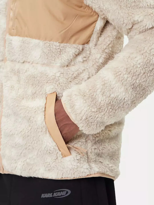 Winter Pass Men's Fleece Cardigan Beige