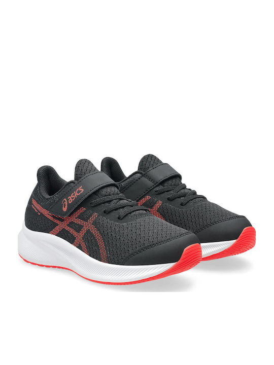 Patriot 13 Ps Kids Sports Shoes Running with Hoop & Loop Closure Black