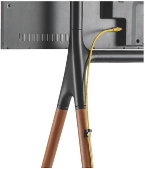 Blackmount TV-Ständer Tip Sevalet Blackmount Fs12-46f-01 Diagonal 49"-70" Max 40 kg Schwarz-Walnuss