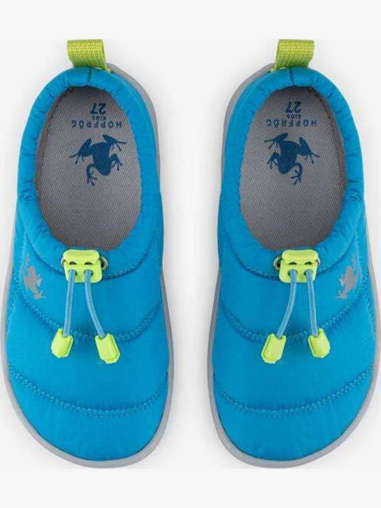 Kinder Sneaker Barfuß Slip-On Blau