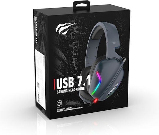 Havit H2038U Über Ohr Gaming-Headset mit Verbindung USB Schwarz