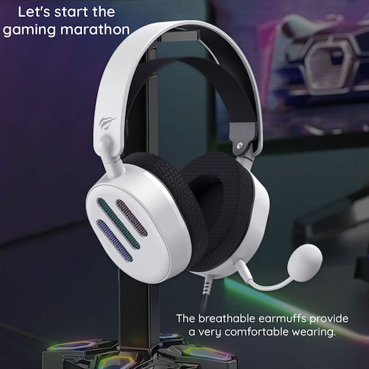 Havit H2038U Über Ohr Gaming-Headset mit Verbindung USB Schwarz