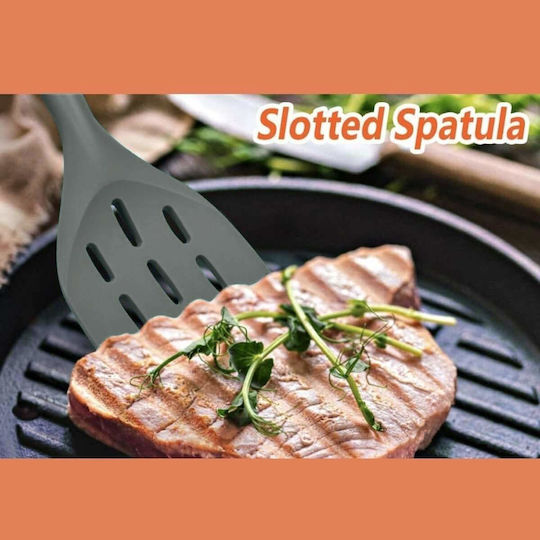 Uncle George Spatula Slotted Silicone 33.5cm