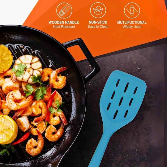 Uncle George Spatula Slotted Silicone 33.5cm