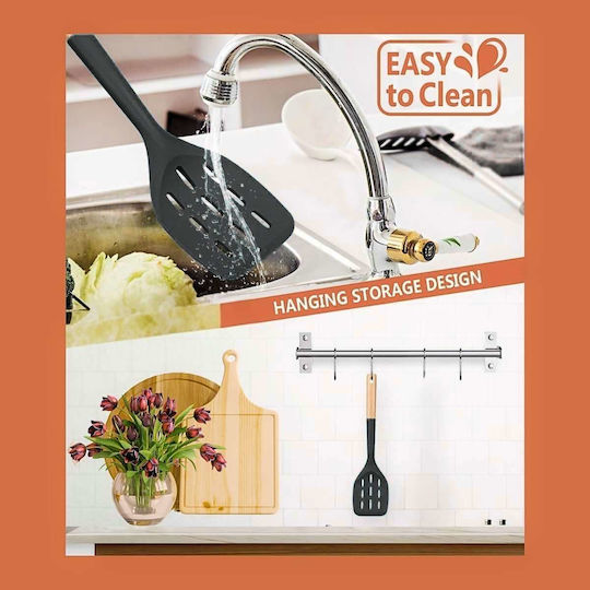 Uncle George Spatula Slotted Silicone 33.5cm