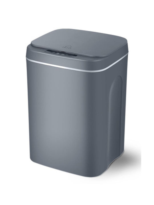 Home Use Waste Bin Waste Plastic with Photocell Gray 14lt 1pcs