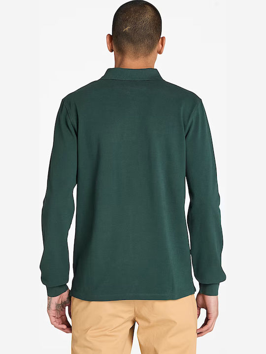Timberland Millers River Pique Polo Μπλούζα Πράσινη