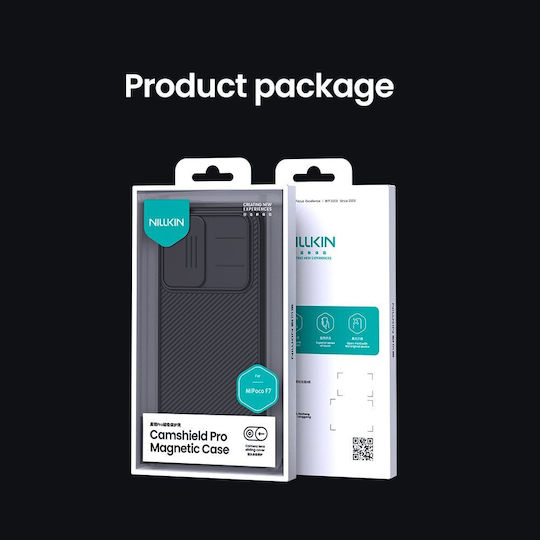 Nillkin Camshield Pro Magnetic Back Cover Πλαστικό / Σιλικόνης Μαύρο (Poco F7)