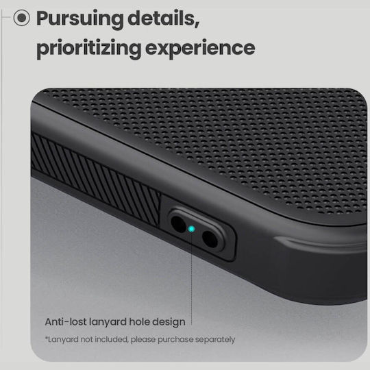 Nillkin Super Frosted Pro Magnetic Back Cover Plastic / Silicon Impermeabil Negru (Galaxy A56)