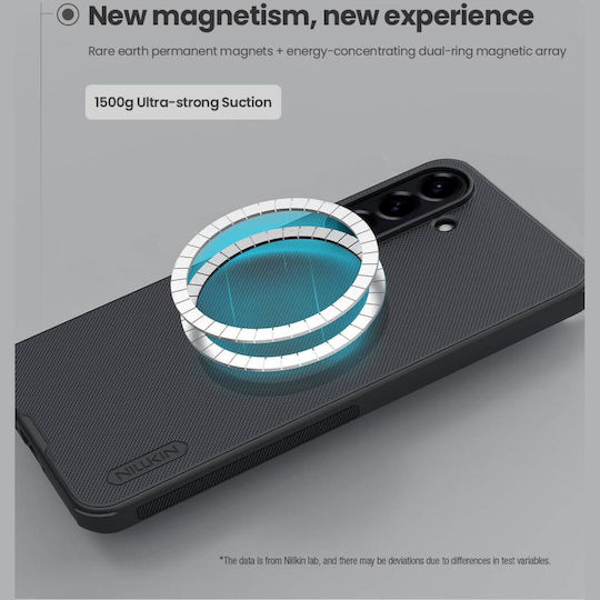 Nillkin Super Frosted Pro Magnetic Back Cover Plastic / Silicon Impermeabil Negru (Galaxy A56)