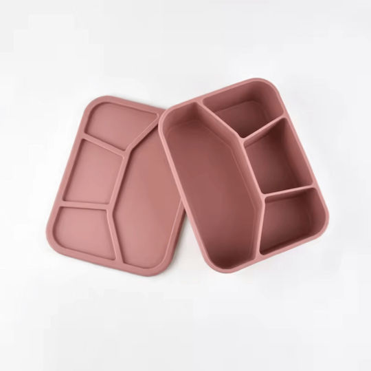 Essensbehälter Silikon Kinder Lunchset 0.8Es Rosa
