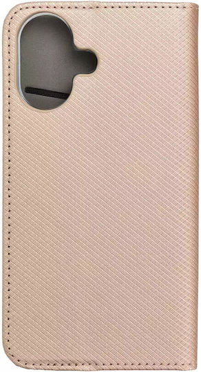Techwave Magnet Book Plastic / Silicone Gold (iPhone 17)