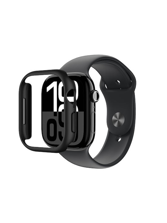 AmazingThing Πλαστική Θήκη σε Μαύρο χρώμα για Apple Watch 46mm