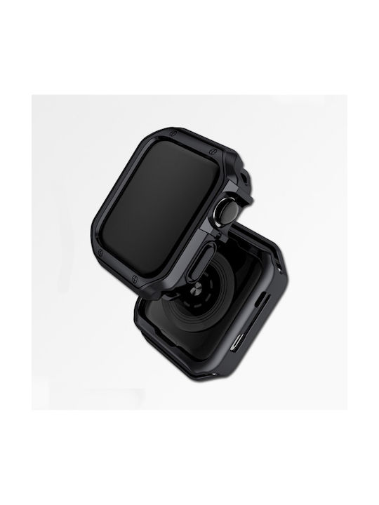 Hurtel Πλαστική Θήκη σε Μαύρο χρώμα για Apple Watch Series 4, 5, 6, SE
