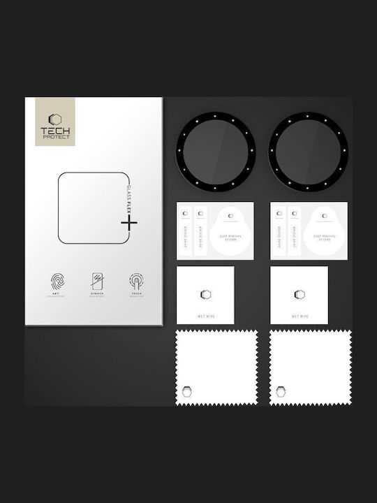 Hybrid Glass Tech-protect Glass Flex+ 2-pack Garmin Venu 3s Black