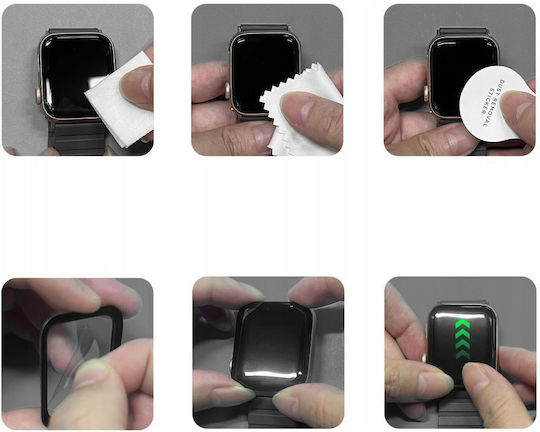 Tech-Protect Glass Flex+ Full Face Tempered Glass for the Apple Watch Series 10 2pcs