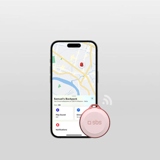 SBS TEFINDBTAPP Apple Find My Ροζ