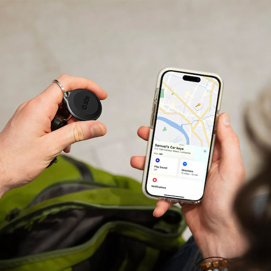SBS TEFINDBTAPK Compatibil Cu Apple Find My Negru