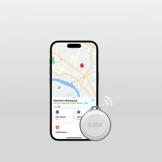 SBS Track My Circle Apple Find My Λευκό