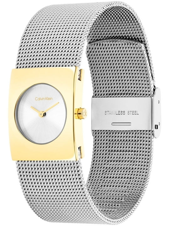 Calvin Klein Pulse Women's Watch with Silver Metal Bracelet