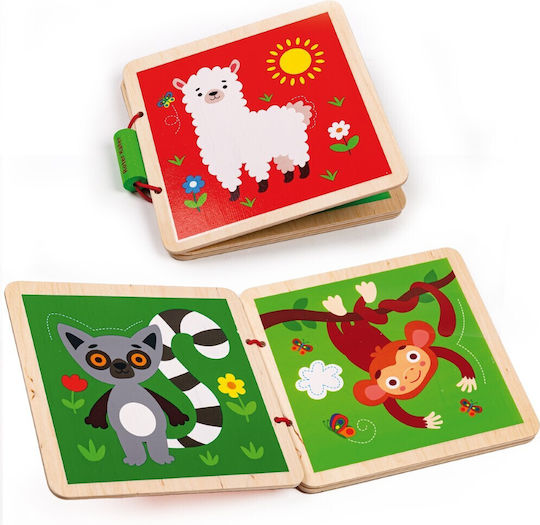 Holz Kinderpuzzle Zoo Roter Kafer